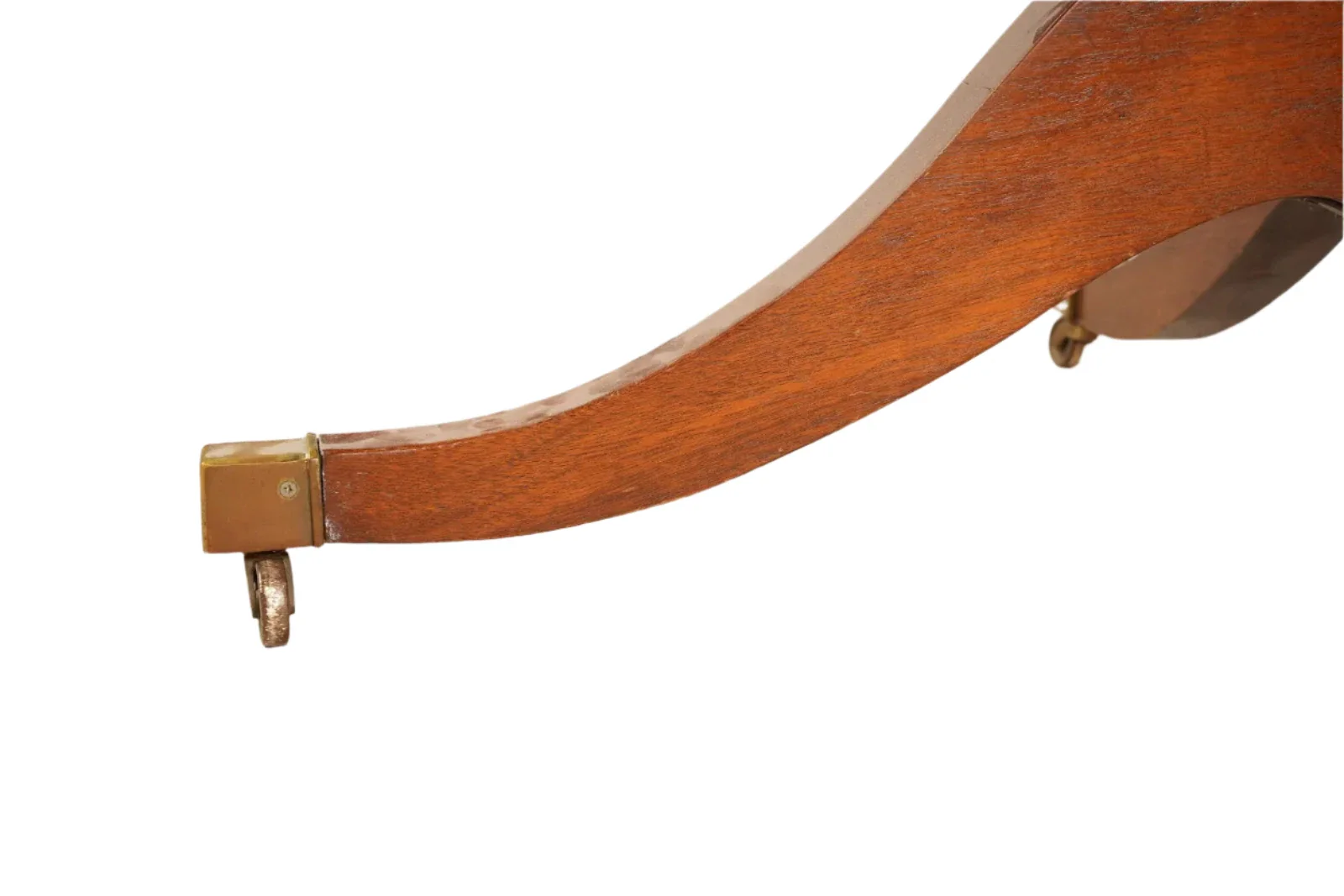 AF1-014:  ANTIQUE EARLY 20th CENTURY ENGLISH REGENCY STYLE MAHOGANY 60" DIAMETER DINING TABLE - Image 8