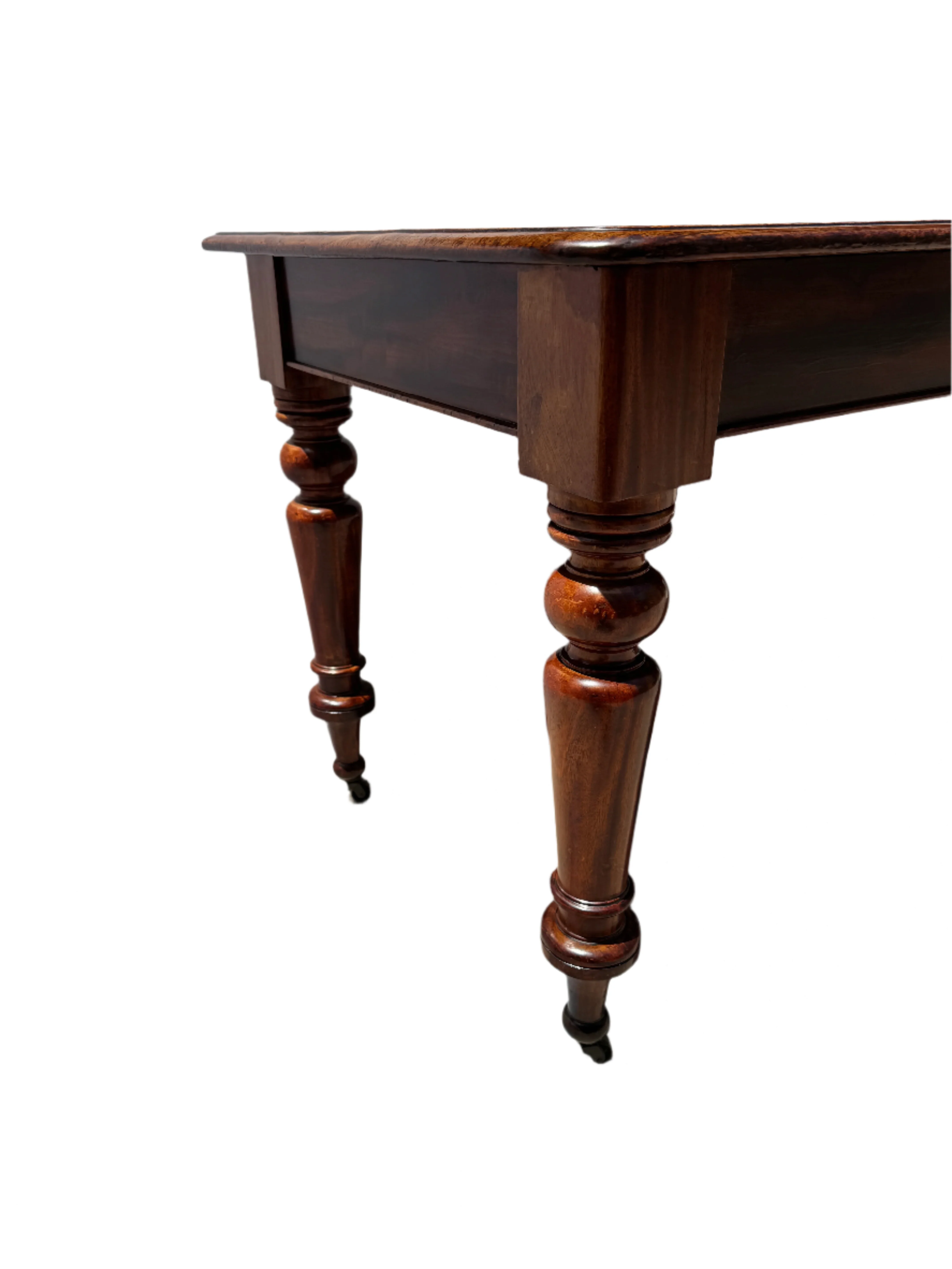 AF1-320: Antique American Classical Single Plank Mahogany Farm Table  Mid 19th Century - Image 11