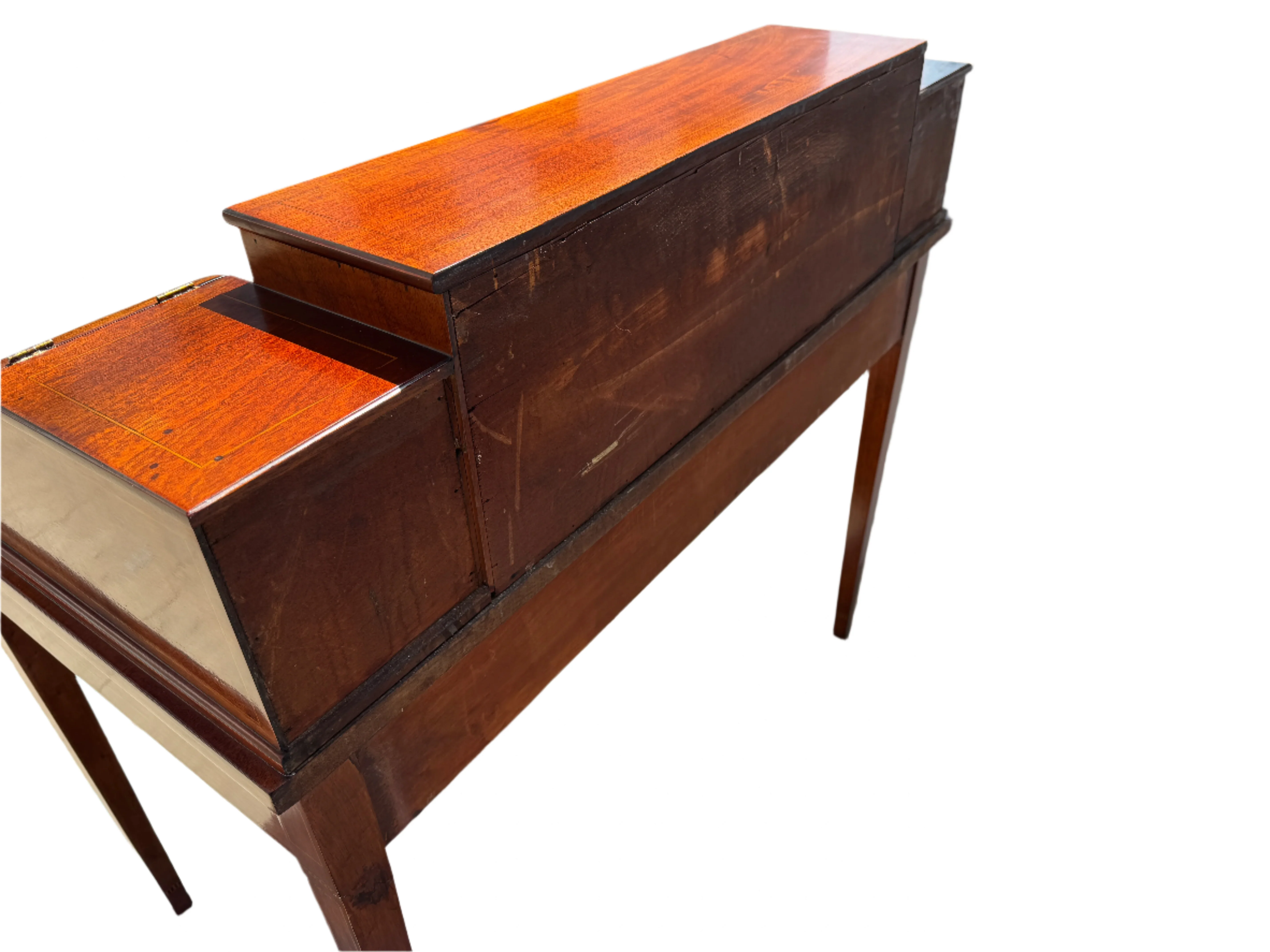 AF5-108: Restored Antique Circa 1920's Mahogany Carlton House Desk - Image 9
