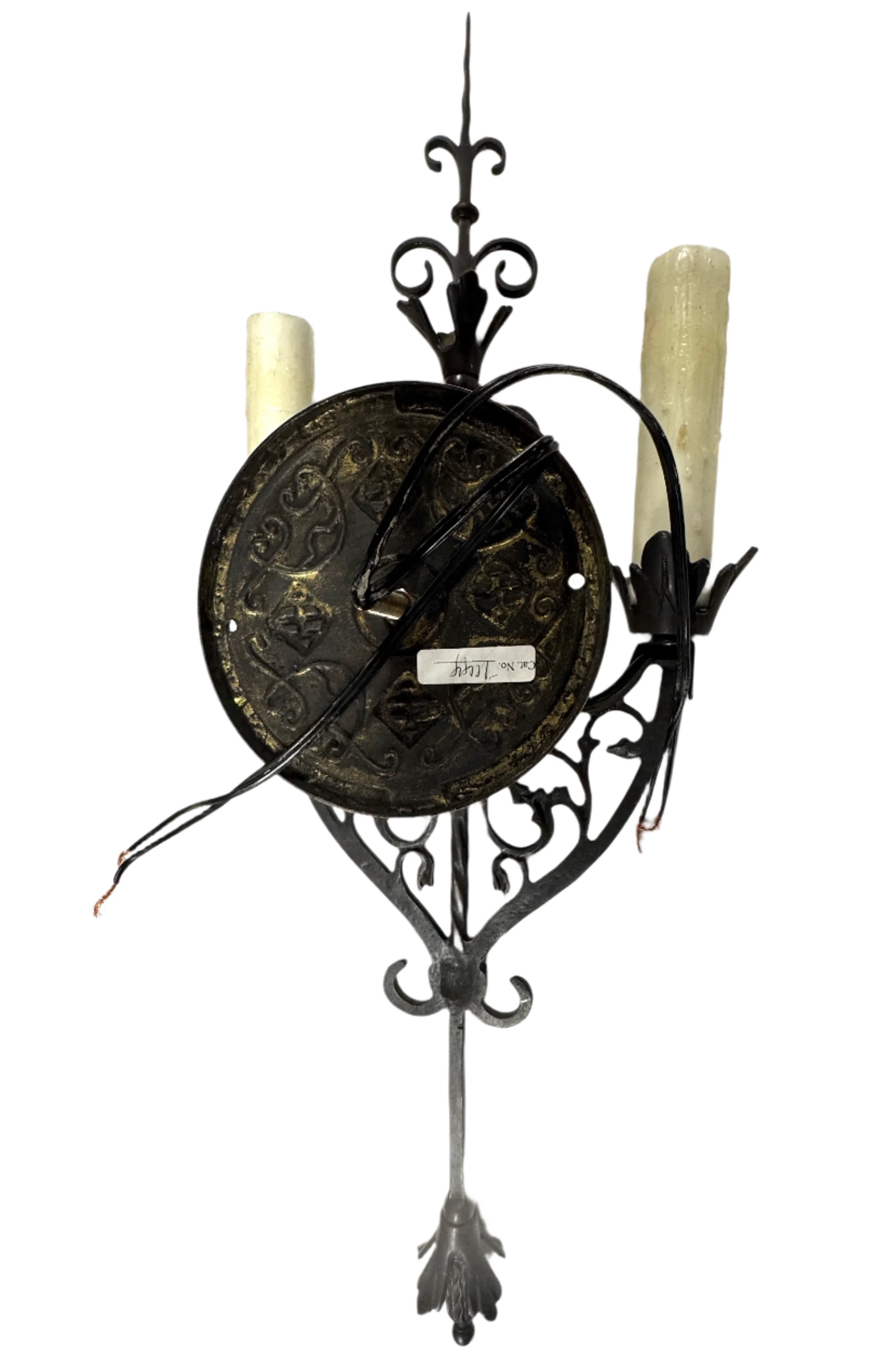 AL3-016: Pair of Spanish Colonial Sconces Made By 20th Century Lighting - Image 6